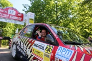 Rallye Český Krumlov: Start soutěže